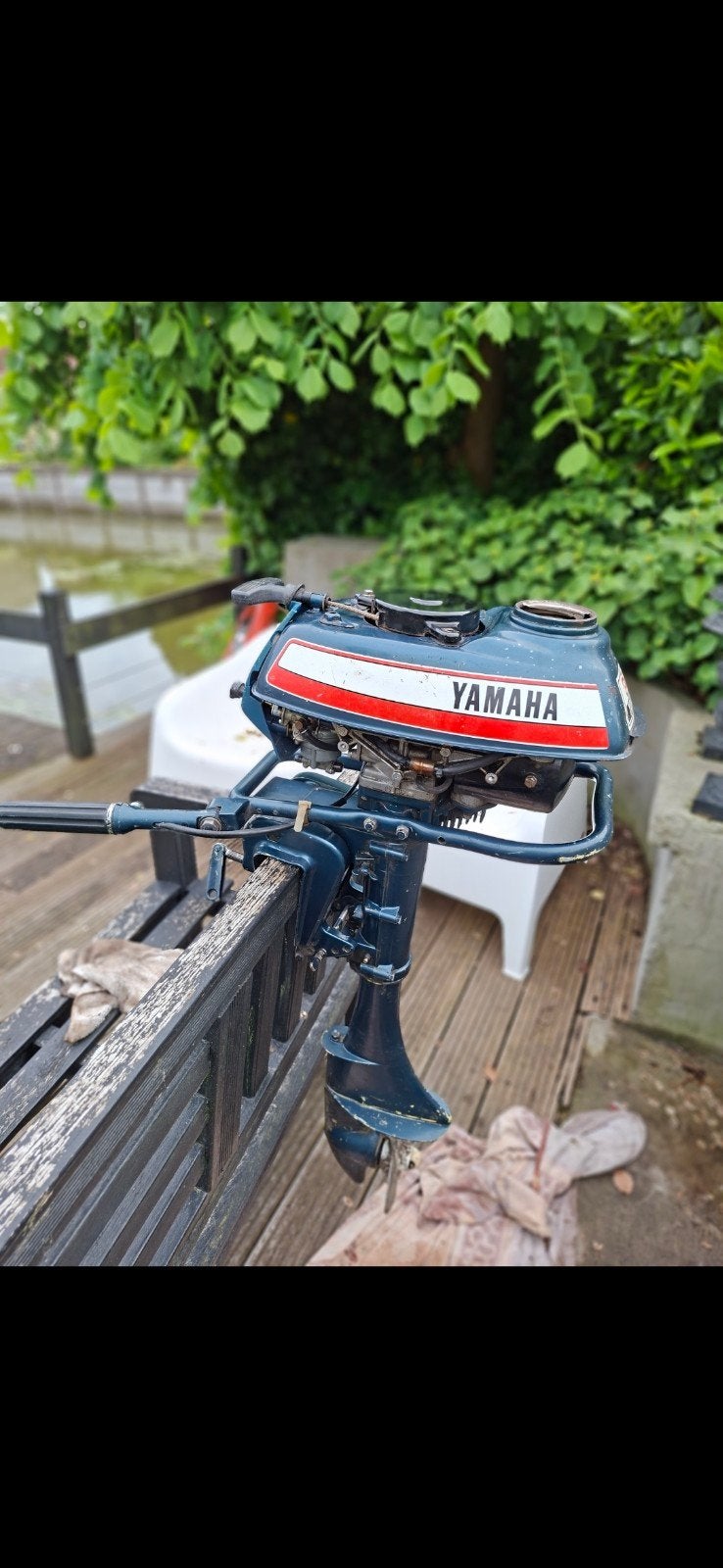 Yamaha 3.5pk 2-takt buitenboordmotor (opknapper/onderdelen), Ophalen, Gebruikt