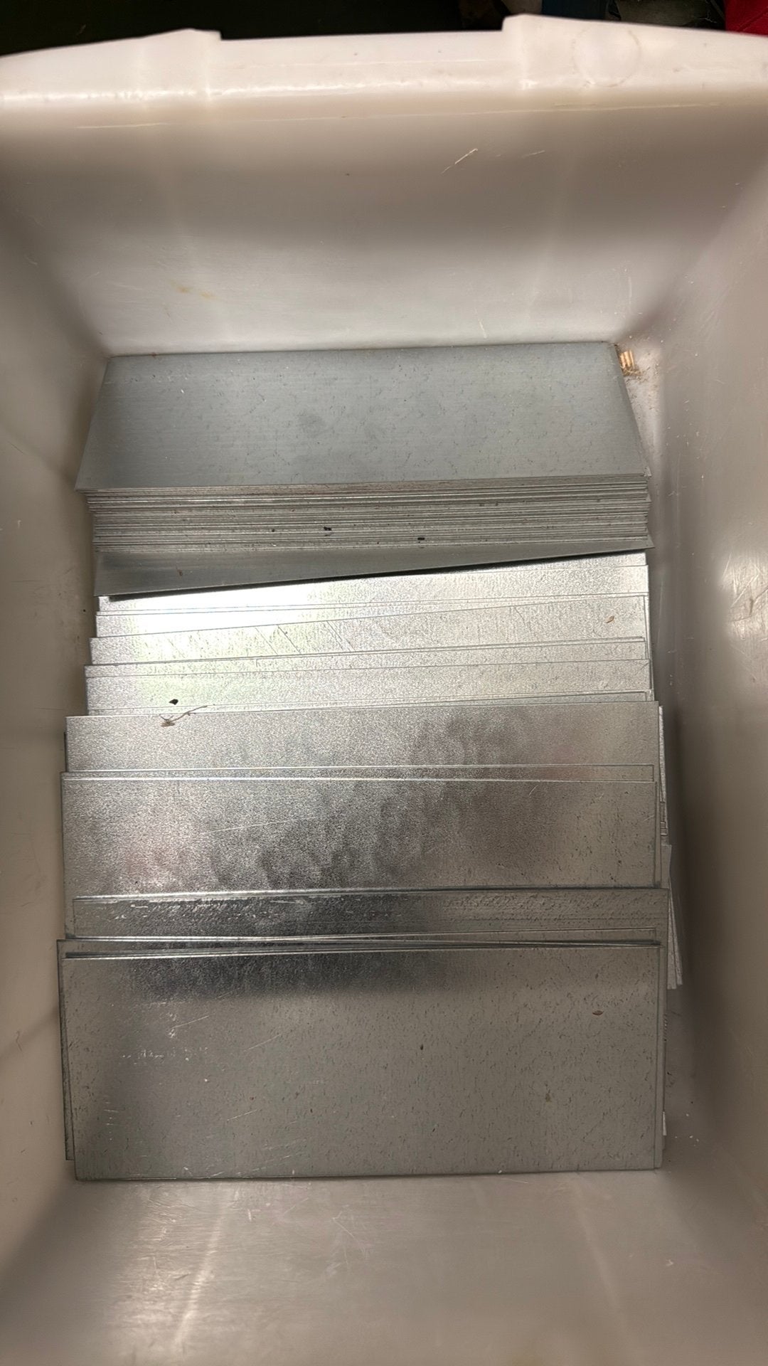 Blik, oud ijzer MOET WEG, Ophalen of Verzenden, Zo goed als nieuw, 250 mm of meer