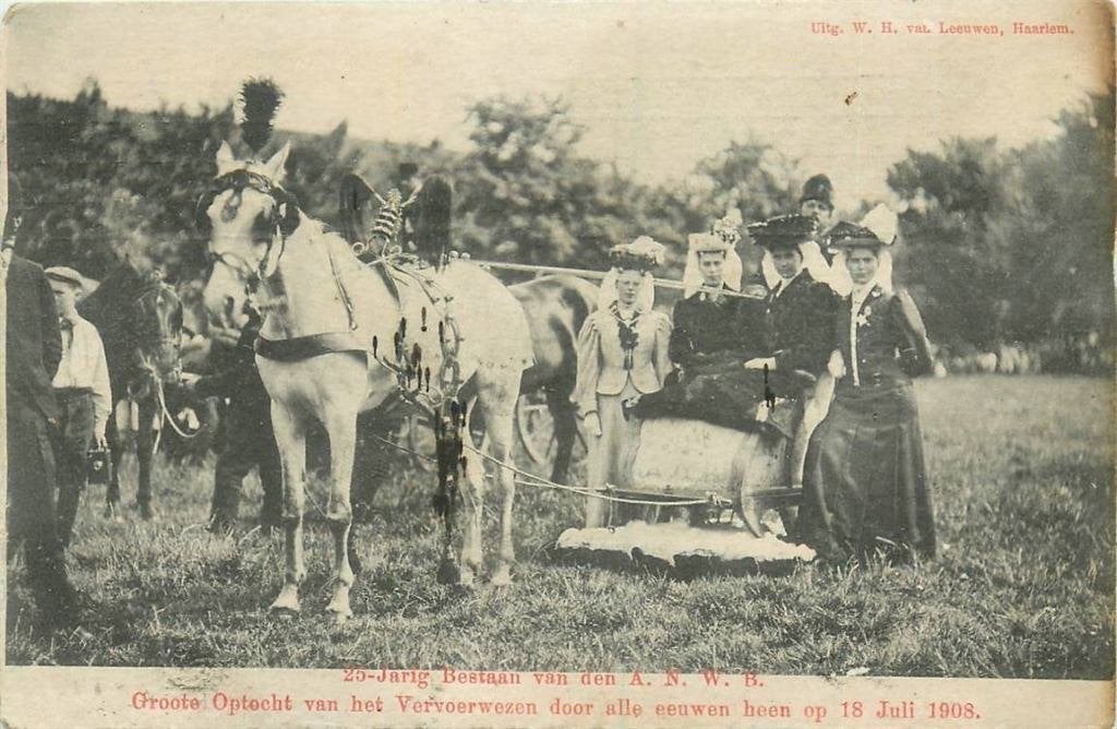 388-527-033 ANWB 25 jarig bestaan, Verzamelen, Verzenden, Voor 1920, Noord-Holland