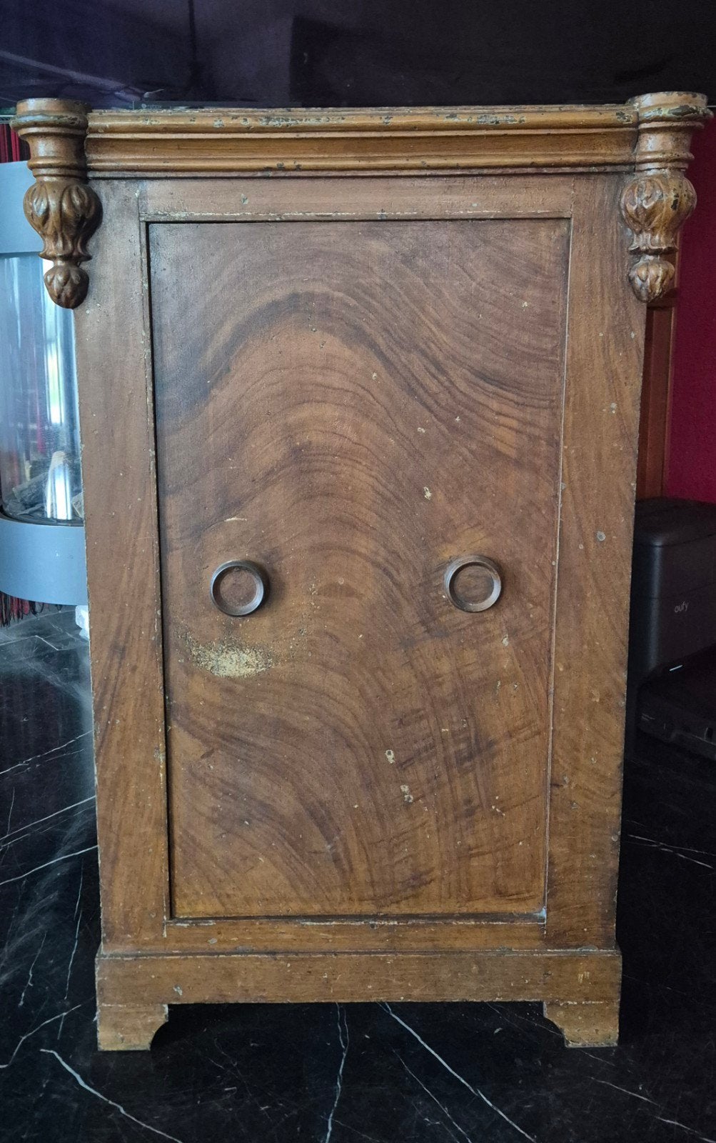 Oude Brandkast met Sleutel - H100 D55 B65, Ophalen