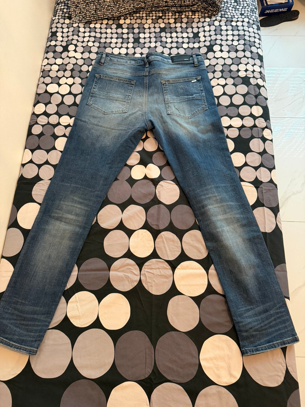Amiri broek maat 34, Kleding | Heren, Ophalen of Verzenden, Nieuw, Blauw, W33 - W34 (confectie 48/50)