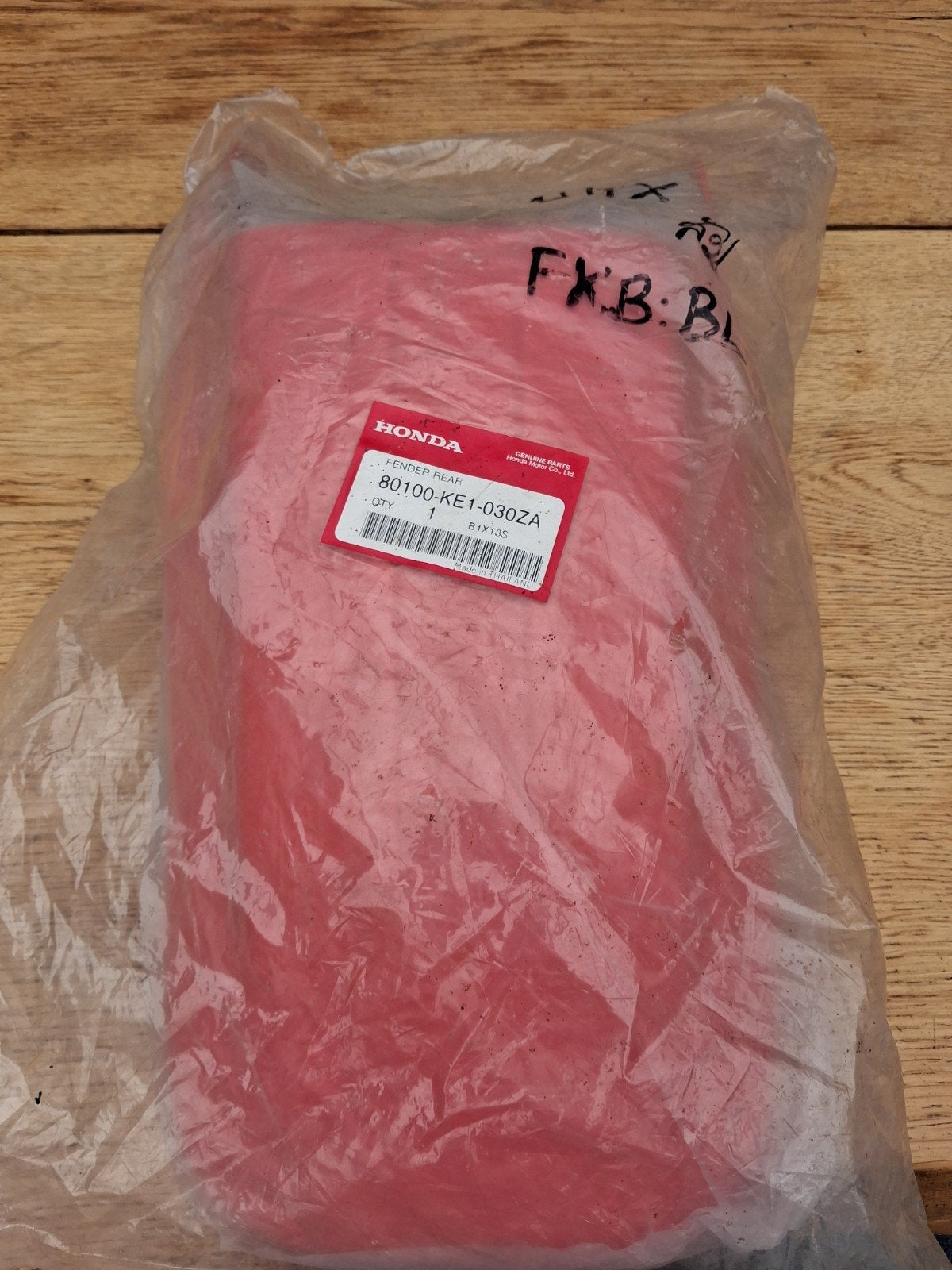 NOS Achterspatbord Oranje Honda MTX R2 125 200, Ophalen of Verzenden, Nieuw, [Honda]