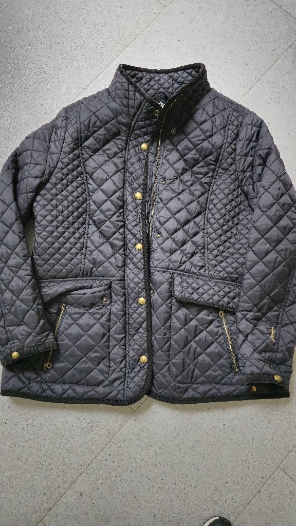 Zwarte winterjas van Joules maat 46, Ophalen of Verzenden, Zo goed als nieuw, Maat 46/48 (XL) of groter, Zwart