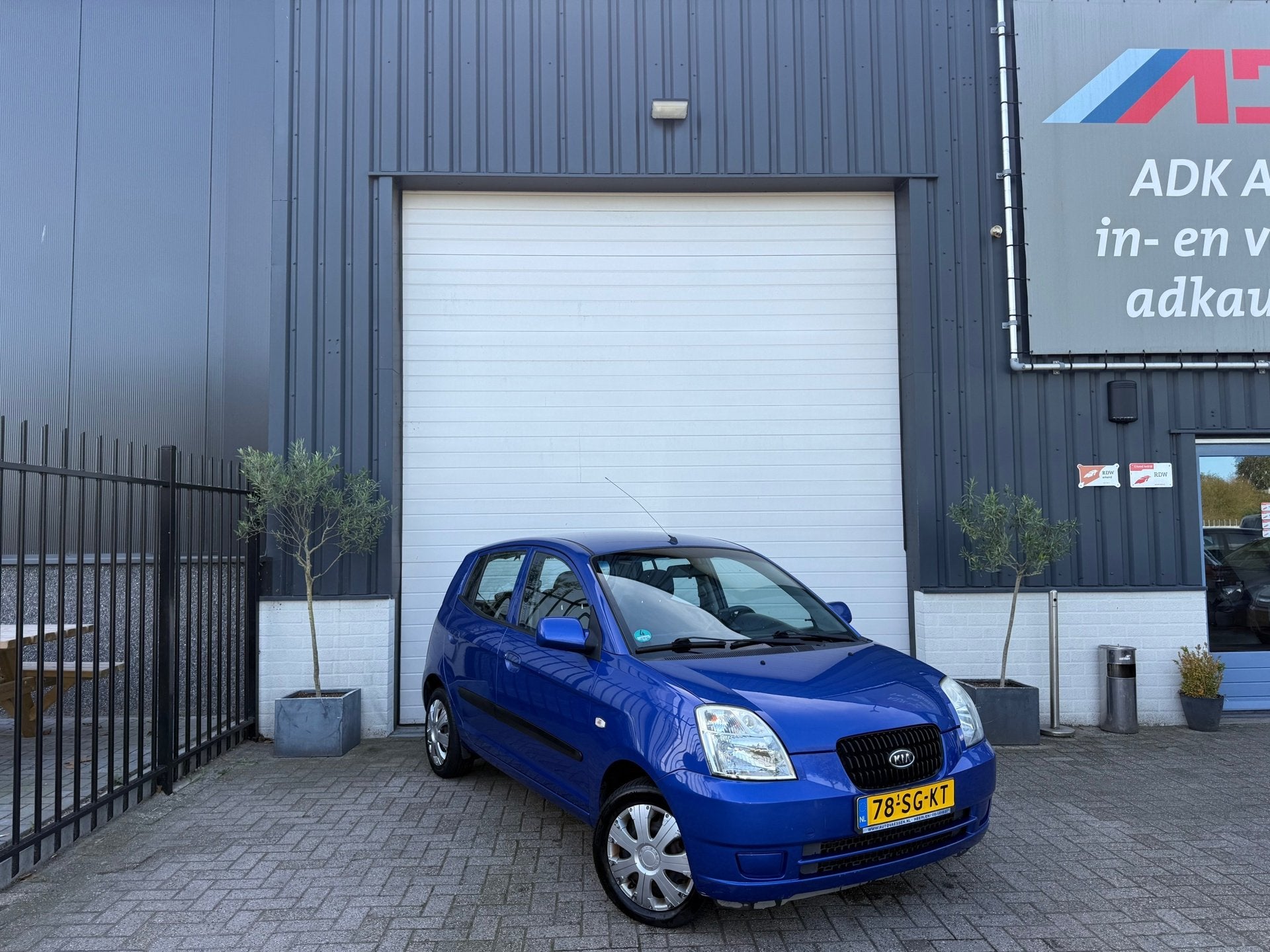 Kia Picanto 1.1 LXE AUTOMAAT/NIEUWE APK/MOOIE AUTO, Auto's, Stof, Gebruikt, 4 cilinders, Blauw