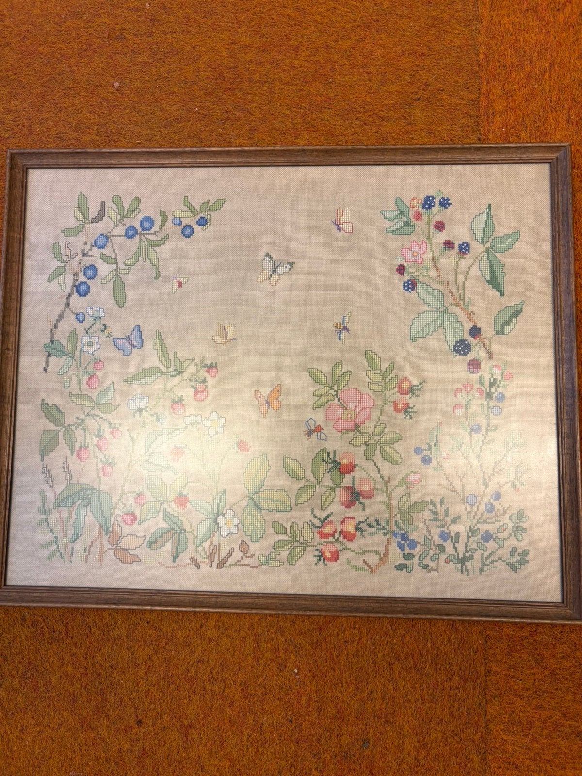 Geborduurd schilderij, Ophalen of Verzenden, Zo goed als nieuw, Handborduren, Overige typen