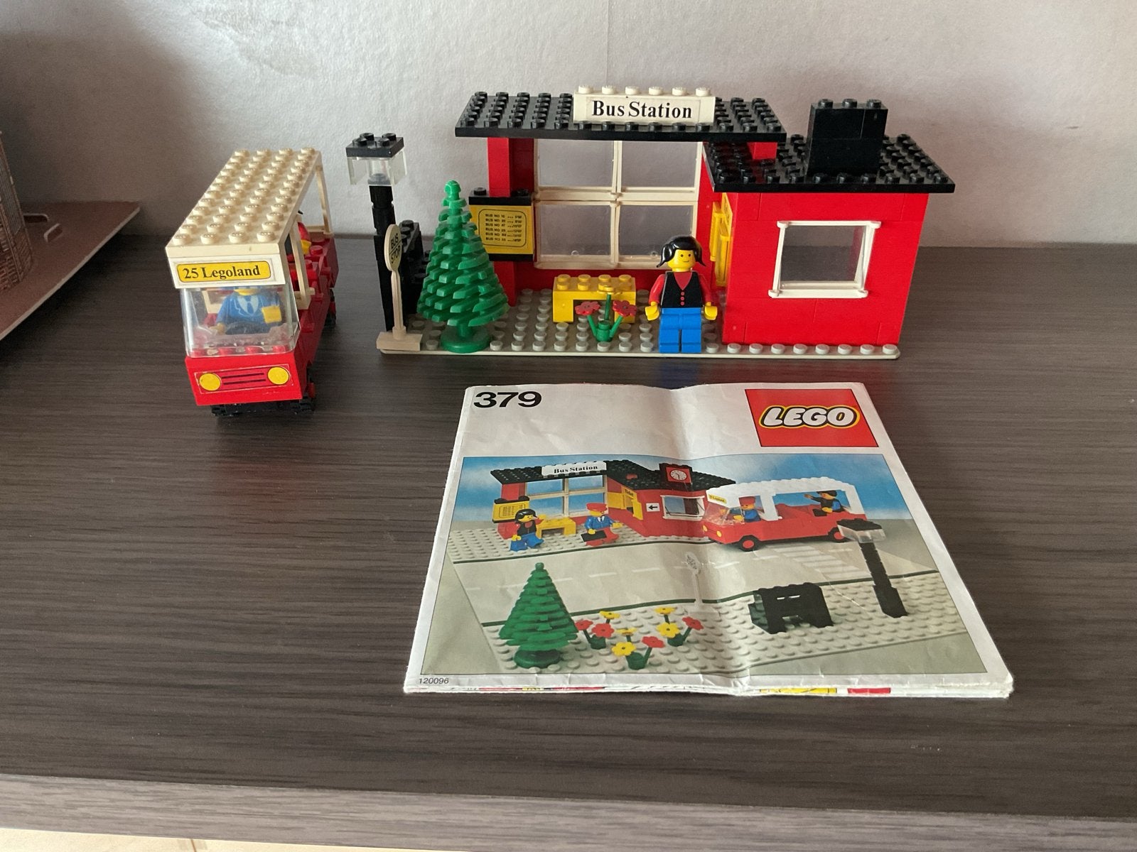 LEGO 379 Busstation met bus en instructieboekje, Ophalen, Gebruikt, Overige merken