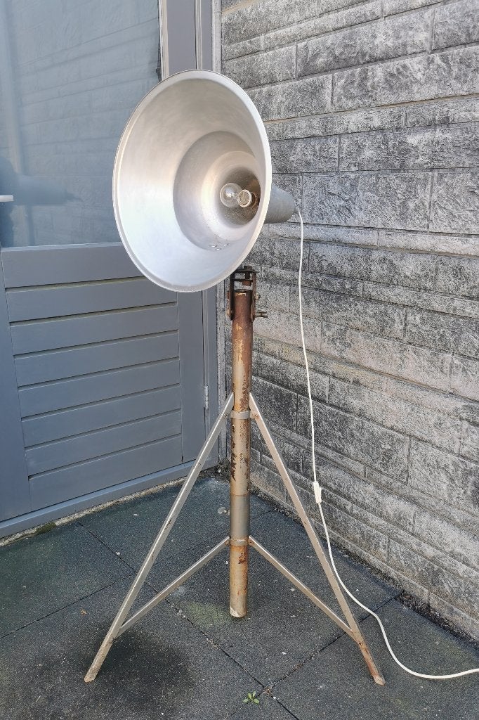 Een unieke karakteristieke industriële vloerlamp., Ophalen, Gebruikt, E27 (groot), 150 tot 200 cm
