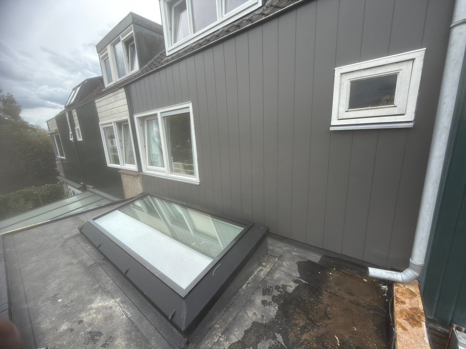 3 Keralit sponningdelen 190mm x 6m - Kwarts grijs, Ophalen, Nieuw, Overige materialen, Minder dan 20 mm