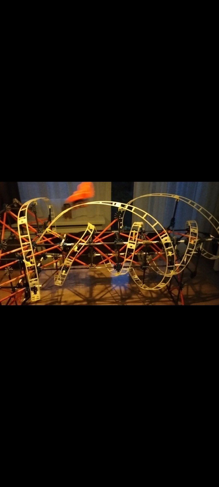 Knex achtbaan, Ophalen, Gebruikt, Bouwen