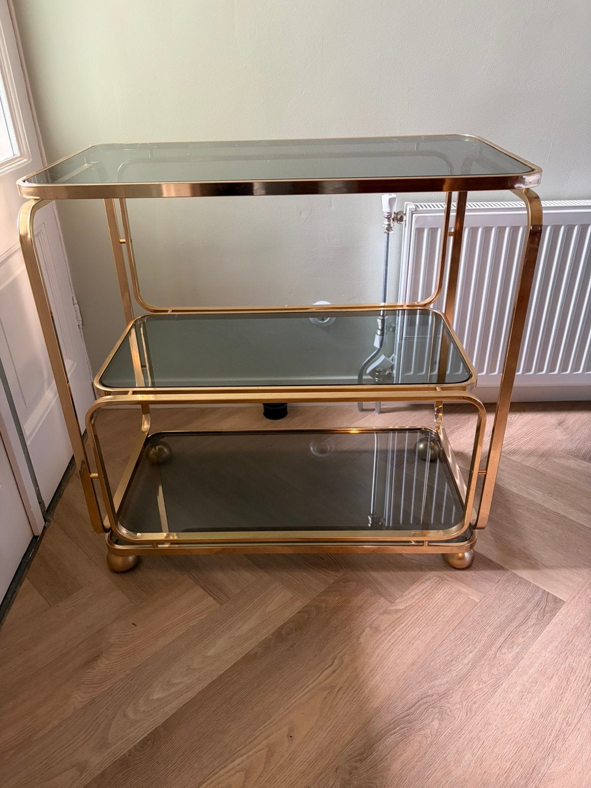 Vintage Italiaanse bar cart van Arredamenti Allegri Parma, Ophalen