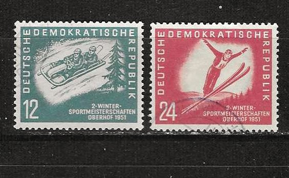 DDR 280-281, Ophalen of Verzenden, DDR, Gestempeld