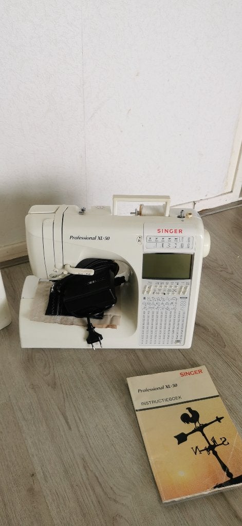 Naaimachine Singer Professional XL 50  Echt Leer Naaien, Ophalen of Verzenden, Gebruikt, Naaimachine, Singer