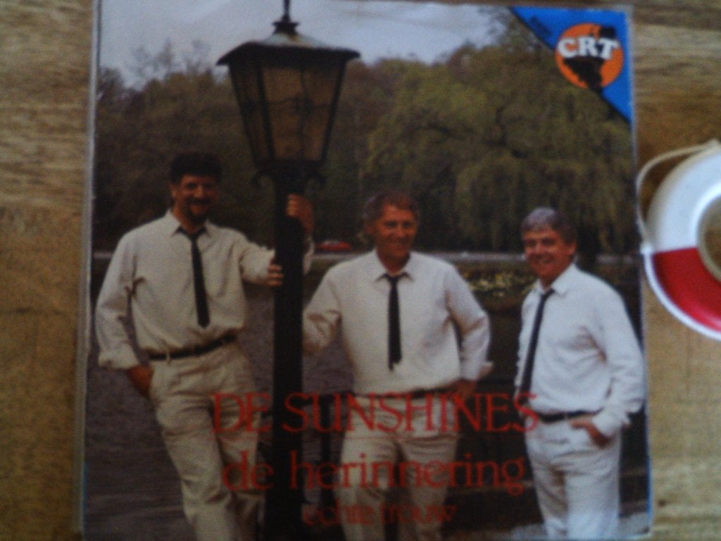 De Sunshines - De Herinnering // echte trouw (Vinyl ) 1s, 7 inch, Ophalen of Verzenden, Zo goed als nieuw, Fotohoes