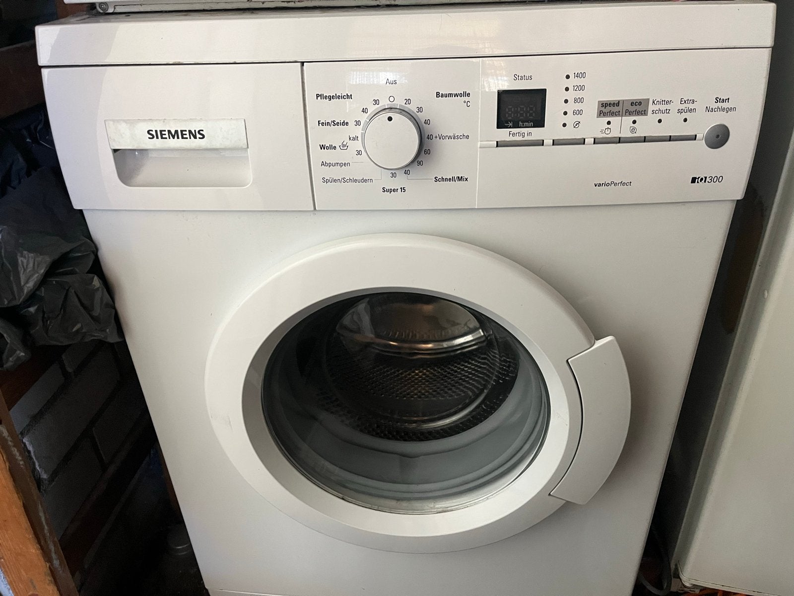 Siemens VarioPerfect iQ300 Wasmachine - Zo goed als nieuw, Witgoed en Apparatuur, Ophalen of Verzenden, Zo goed als nieuw, Voorlader