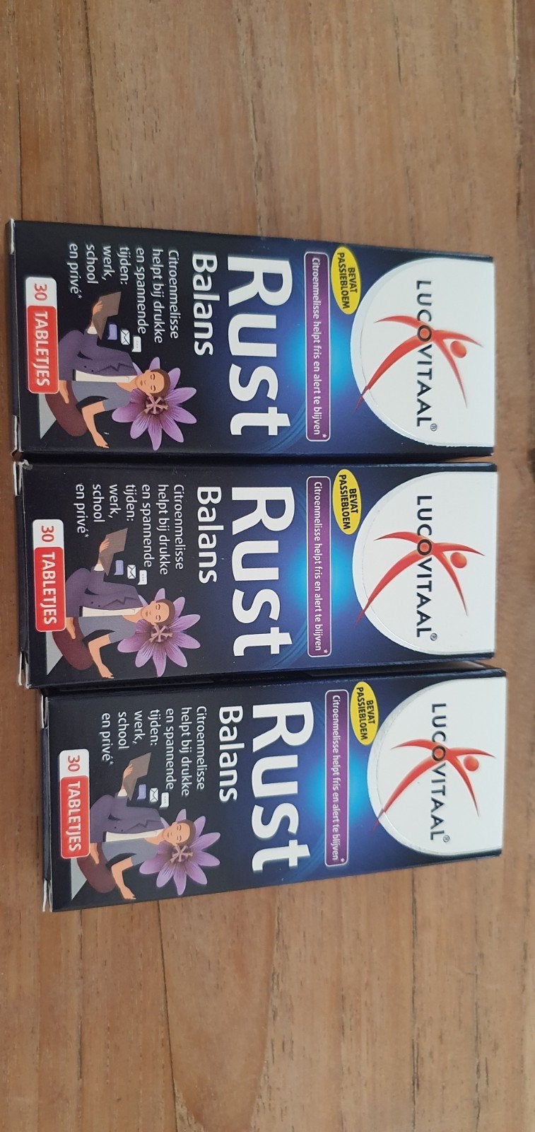 Lucovitaal Rust Balans - 30 tabletten (3 stuks), Ophalen of Verzenden, Nieuw, Overige typen