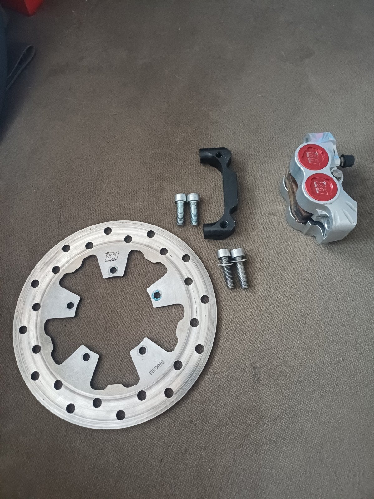 Ottopuntouno 8.1 Achterrem Kit Piaggio, Ophalen of Verzenden, Zo goed als nieuw, Frame, Overige merken