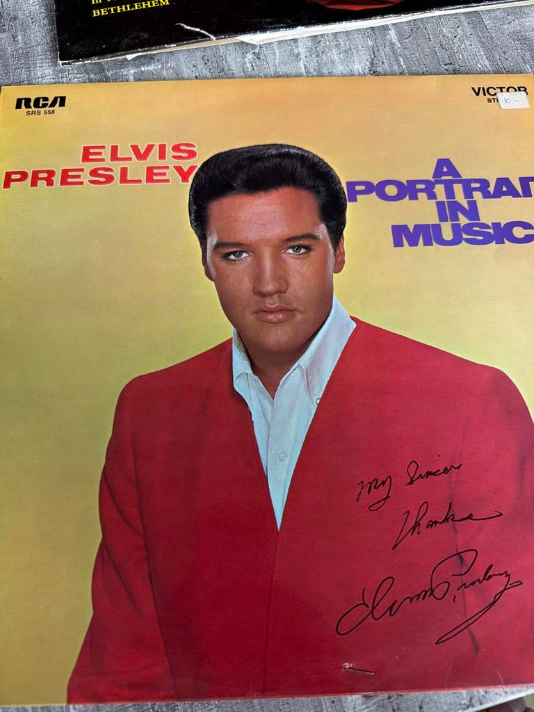 Elvis Presley - A Portrait in Music LP (RCA SRS 558), Ophalen, 1970 - 1979, Gebruikt, 12 inch