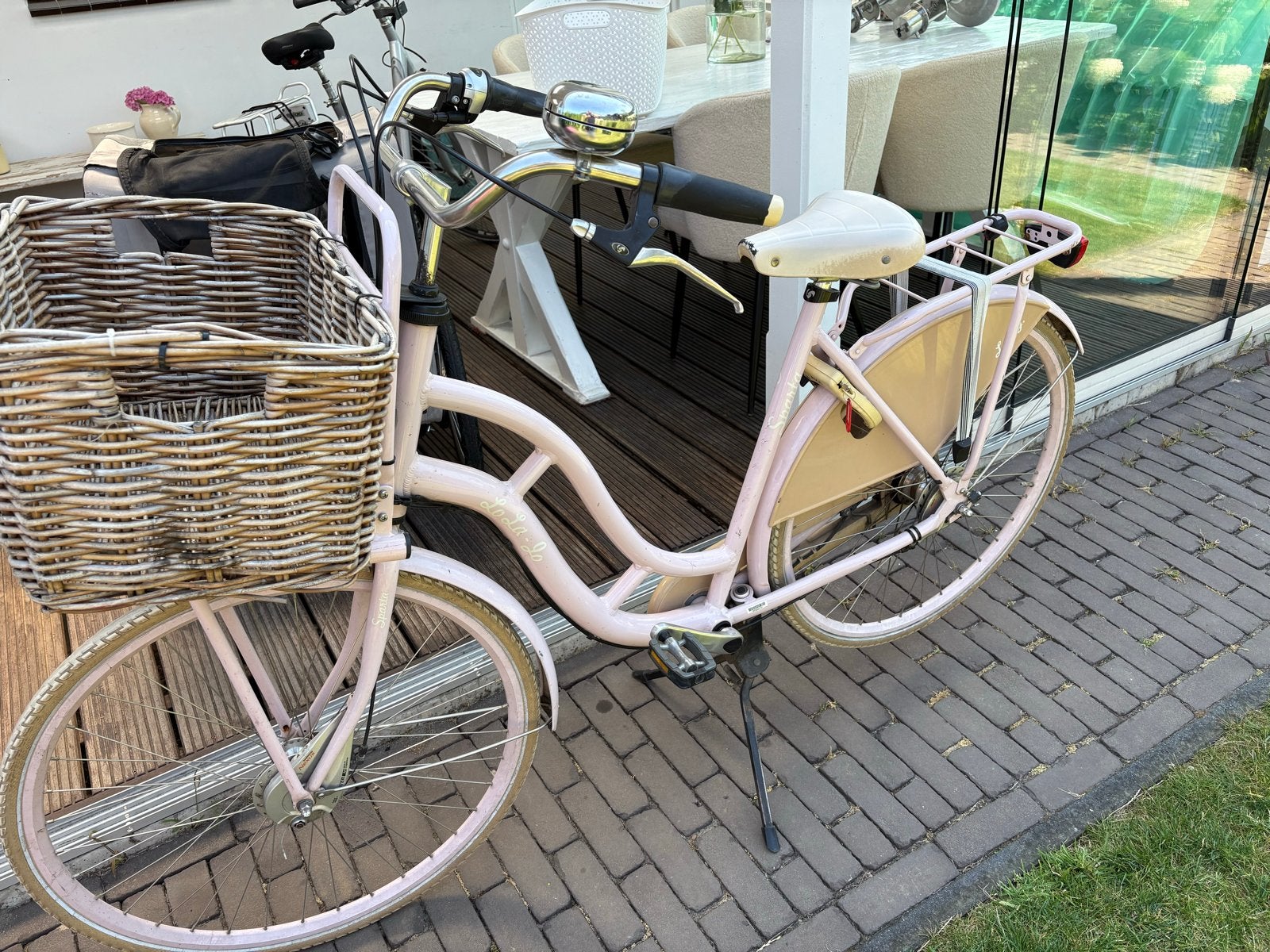 Sparta Lola Jo Damesfiets - Soft Pink, 7 versnellingen, Fietsen en Brommers, Fietsen | Dames | Damesfietsen, Ophalen, Sparta, Gebruikt