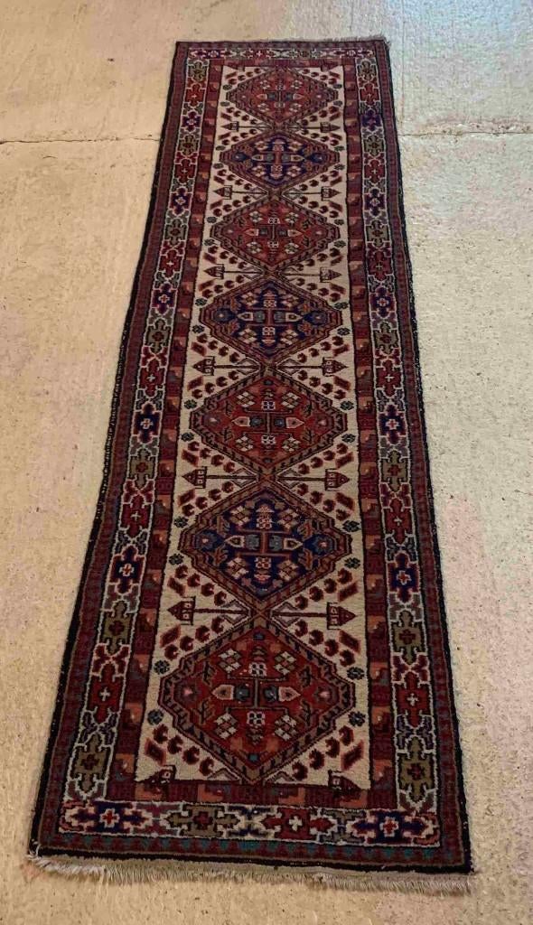 Perzisch handgeknoopt tapijt loper 280/73 cm, Gebruikt, Etten-Leur, Groen, DJT@dejuistetoon.eu