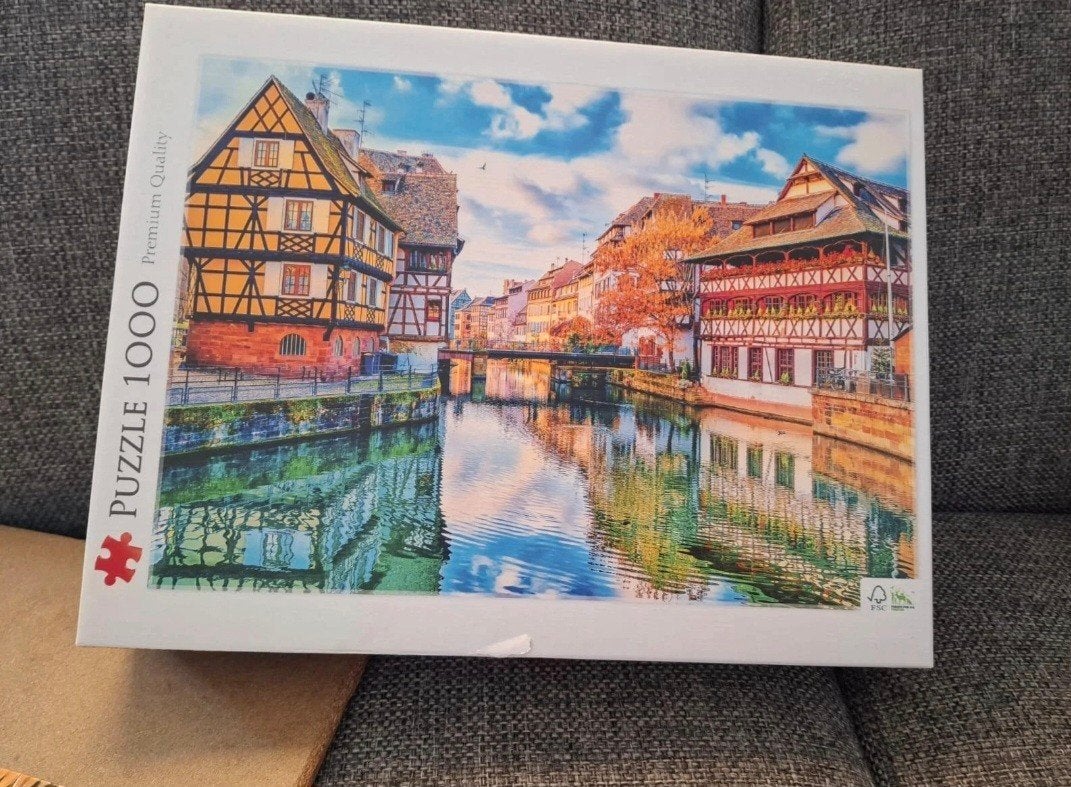 Puzzel 1000 stukjes premium quality, Hobby en Vrije tijd, Ophalen of Verzenden, 500 t/m 1500 stukjes, Zo goed als nieuw, Legpuzzel