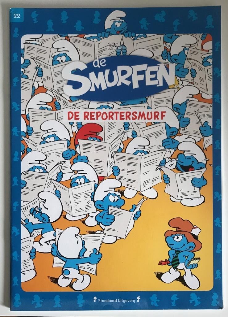 de Smurfen - de reportersmurf, Ophalen of Verzenden, Zo goed als nieuw, Fictie algemeen