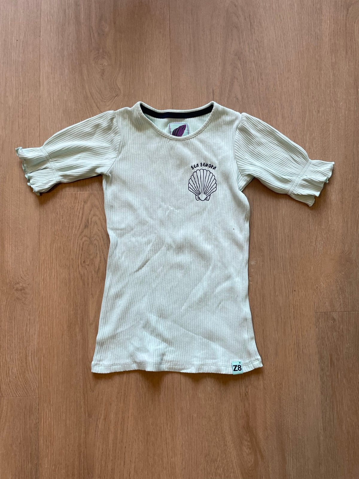 Shirt z8 licht groen maat 128 / 134 style: Zola, Kinderen en Baby's, Ophalen of Verzenden, Zo goed als nieuw, Meisje, Shirt of Longsleeve