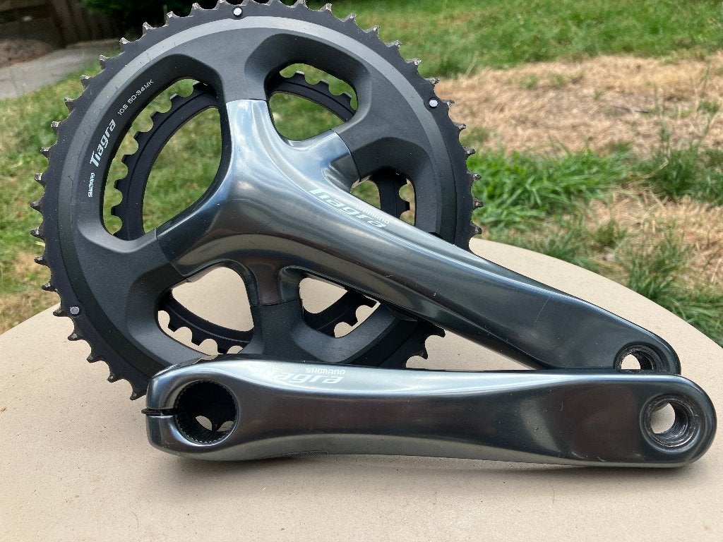 Shimano Tiagra Groep Set, Fietsen en Brommers, Fietsonderdelen, Crankstel of Pedalen, Gebruikt, Ophalen of Verzenden, Shimano