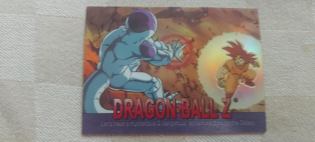 dragonball z kaart reverseholo Frieza blast Goku, Hobby en Vrije tijd, Verzamelkaartspellen | Pokémon, Zo goed als nieuw, Losse kaart