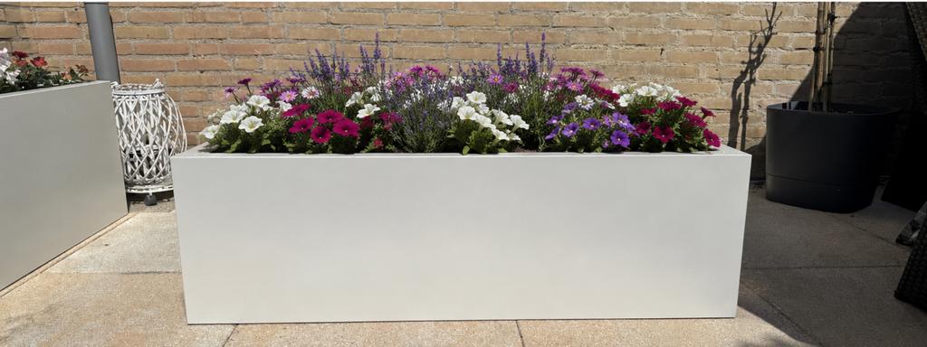 Stalen plantenbakken, 100 cm of meer, Vierkant, Nieuw, Ophalen of Verzenden