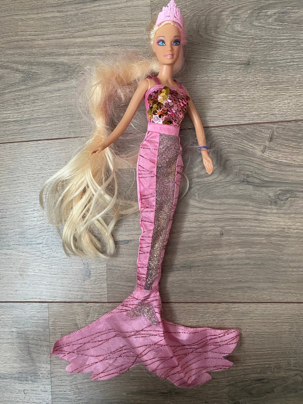 Zeemeermin barbie, Ophalen of Verzenden, Zo goed als nieuw, Barbie
