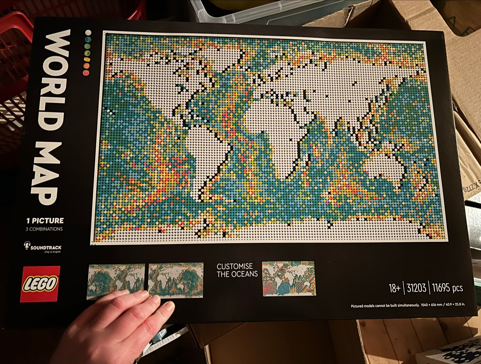 LEGO World Map 31203 - NIEUW in doos, Ophalen of Verzenden, Nieuw, Overige merken