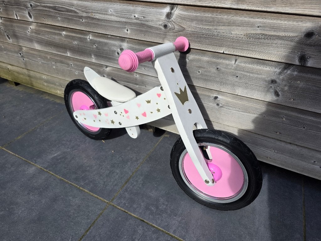 Prinsessen loopfiets (zgan), Ophalen, Zo goed als nieuw, Loopfiets