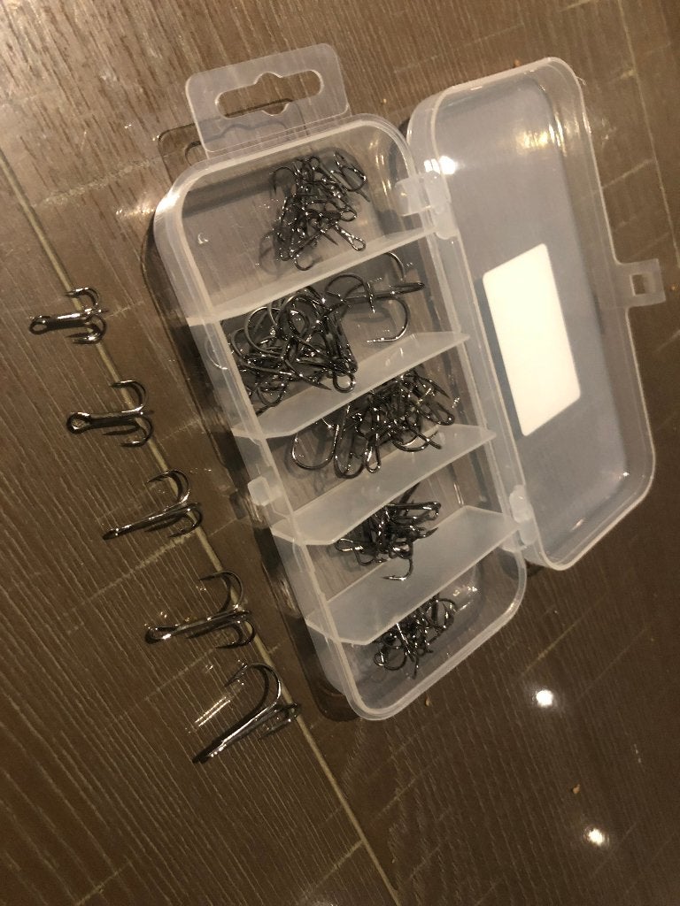50 stuks NIEUWE haken, snoek, treble hook, dreg, dreggen, Ophalen of Verzenden, Nieuw, Haak