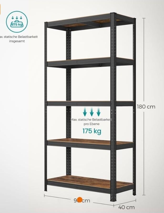 Stellingkast - 180x90x40 - NIEUW, Ophalen, Nieuw
