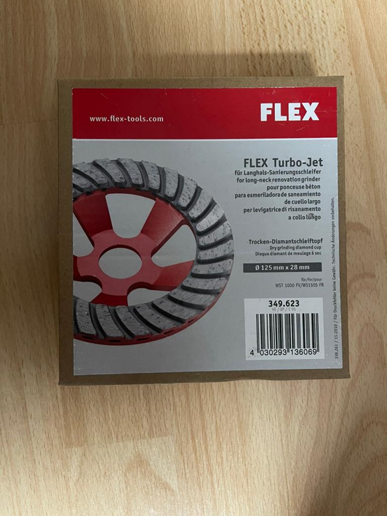 Flex Turbo-Jet Diamantkomschijf 125mm Nieuw in Doos, Ophalen of Verzenden, Nieuw