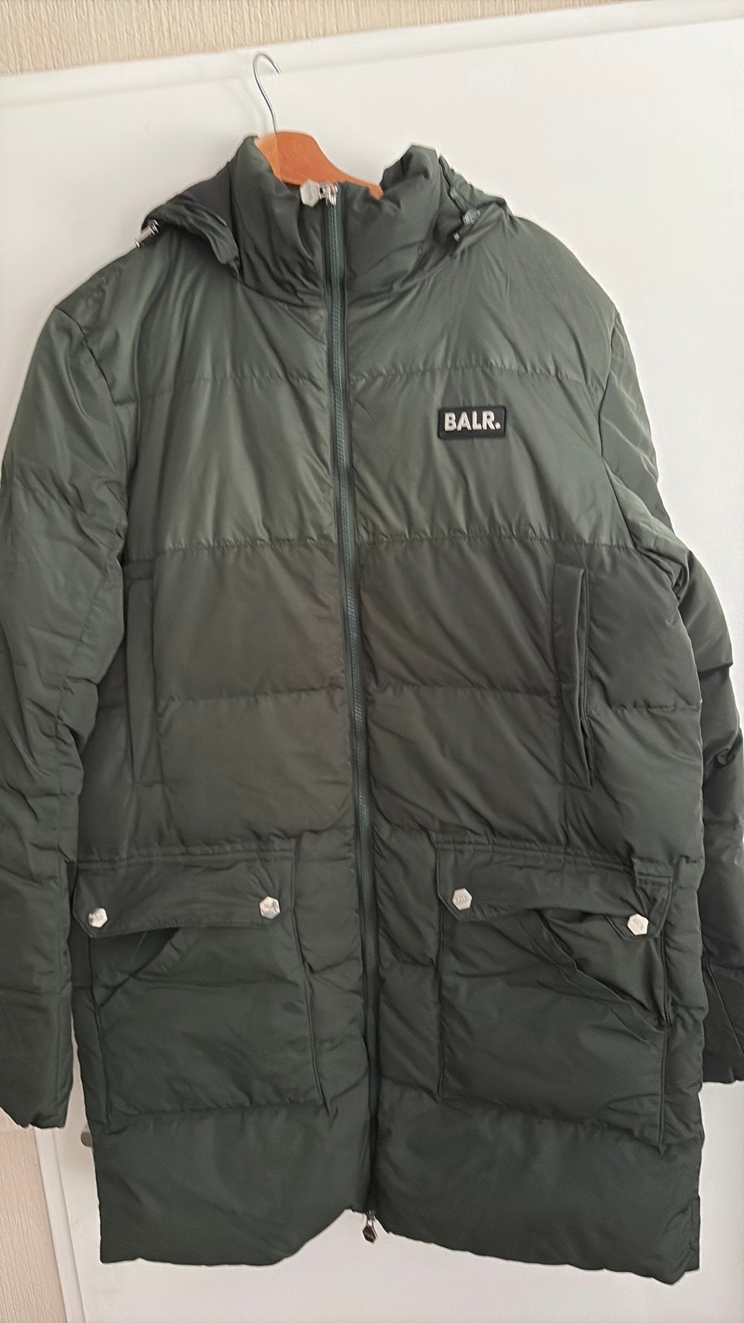 BALR  3/4  Heren winterjas groen maat M, Ophalen of Verzenden, Zo goed als nieuw, Groen