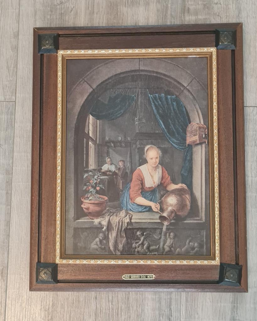 Oude schilderij van Gerard Dou jaren 1613 .1675, Antiek en Kunst, Kunst | Schilderijen | Klassiek, Ophalen of Verzenden