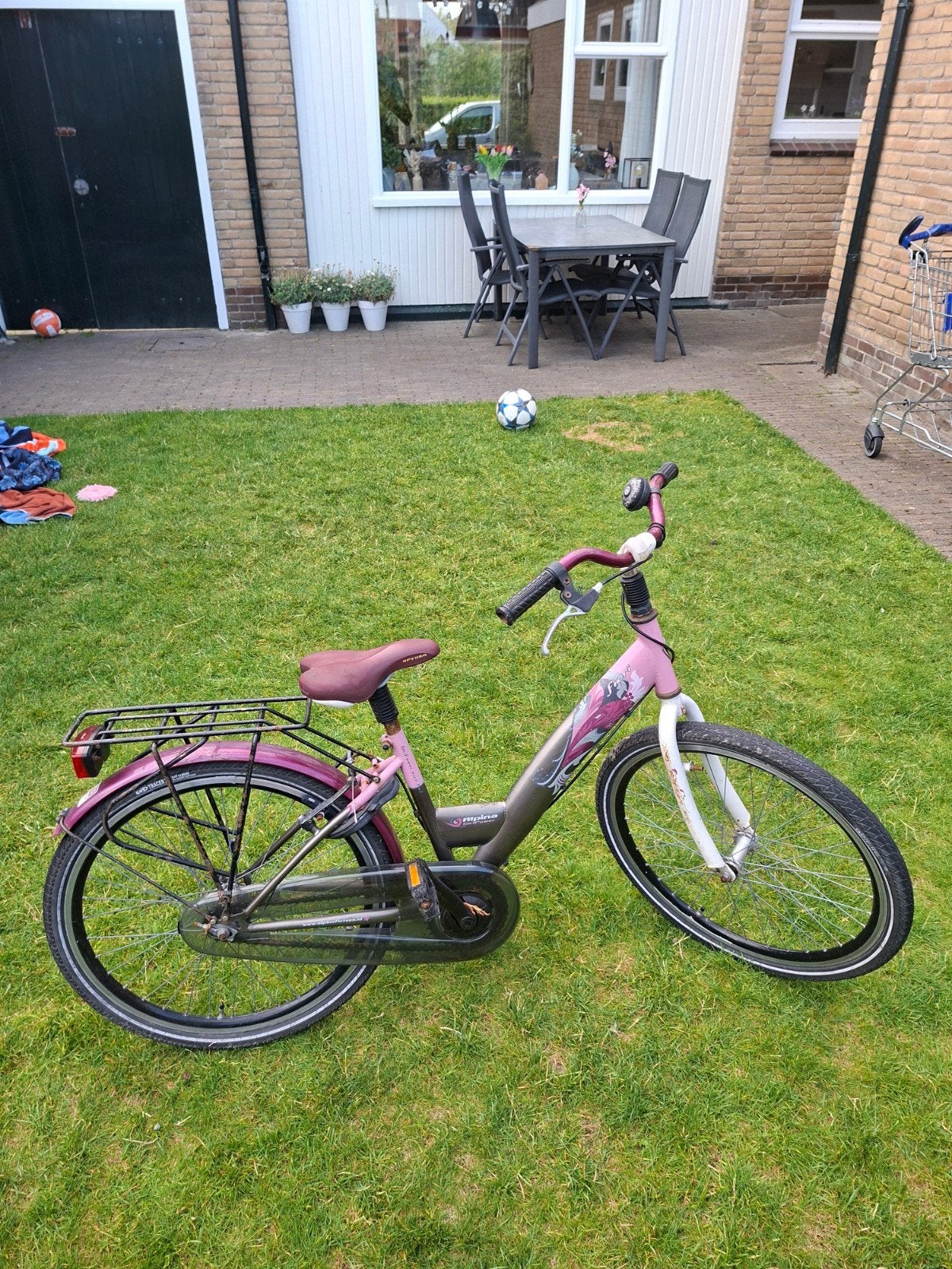 Alpina meisjesfiets 26 inch - Gebruikt, Fietsen en Brommers, Fietsen | Meisjes, Ophalen, Gebruikt, 26 inch of meer