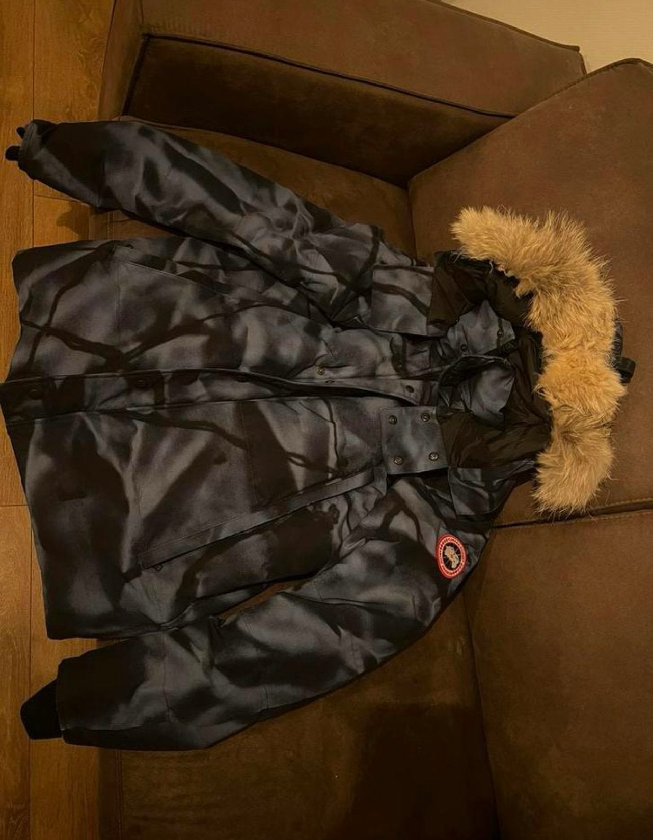 Canada goose winterjas limited editie, Kleding | Heren, Jassen | Winter, Ophalen of Verzenden, Zo goed als nieuw, Blauw