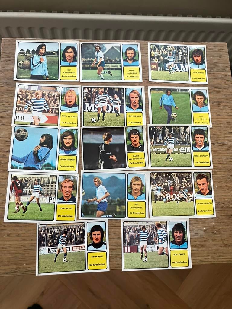 De graafschap panini vanderhout 1974-1975, Ophalen of Verzenden, Gebruikt, Buitenlandse clubs, Poster, Plaatje of Sticker