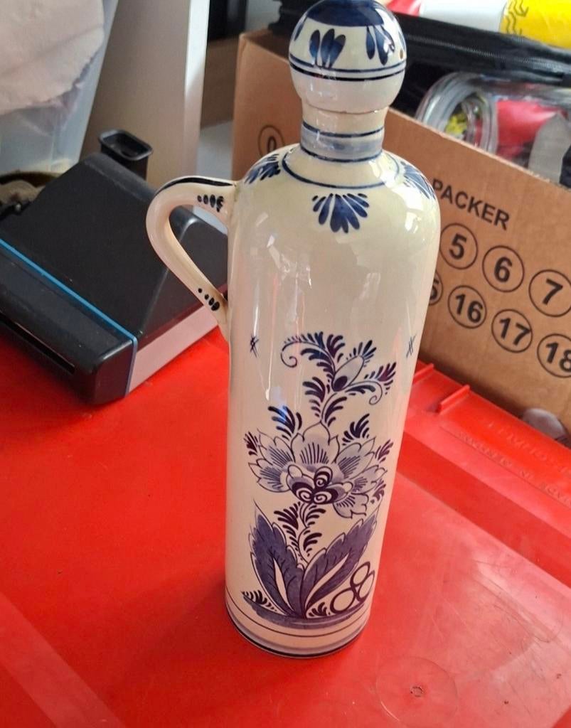 Prachtige Handgeschilderde Delfts Blauwe Kruik, Ophalen