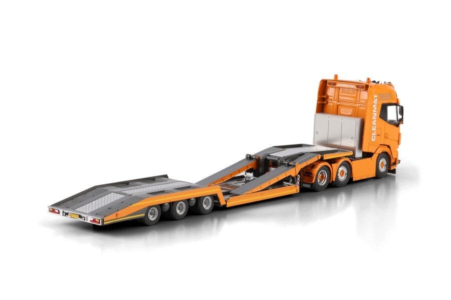 WSI  DAF XG + 6X2 TWIN STEER TRUCK TRANSPORTER  CLEAN MAT, Ophalen of Verzenden, Nieuw, Bus of Vrachtwagen, Wsi