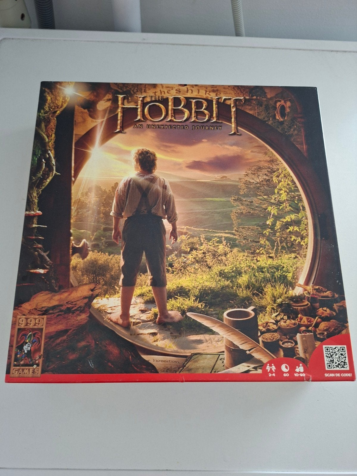 The Hobbit: An Unexpected Journey Bordspel (999 Games), Hobby en Vrije tijd, Drie of vier spelers, Ophalen of Verzenden, Zo goed als nieuw