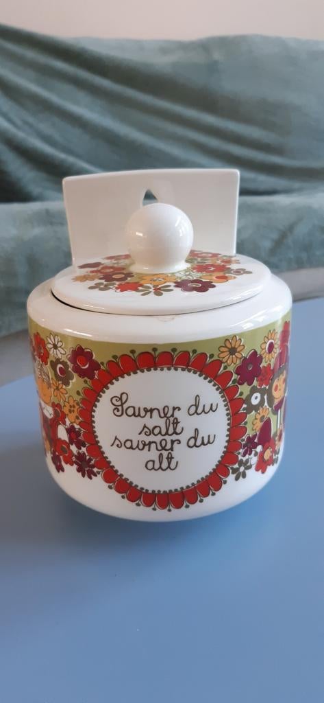 Noorwegen Figgjo zoutpot, Gebruikt, Overige typen, Ophalen of Verzenden, Overige stijlen