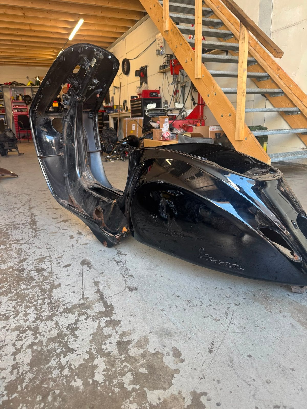 Vespa Sprint frame 45KM geel kenteken brom, Ophalen, Vespa, Vespa, Voor