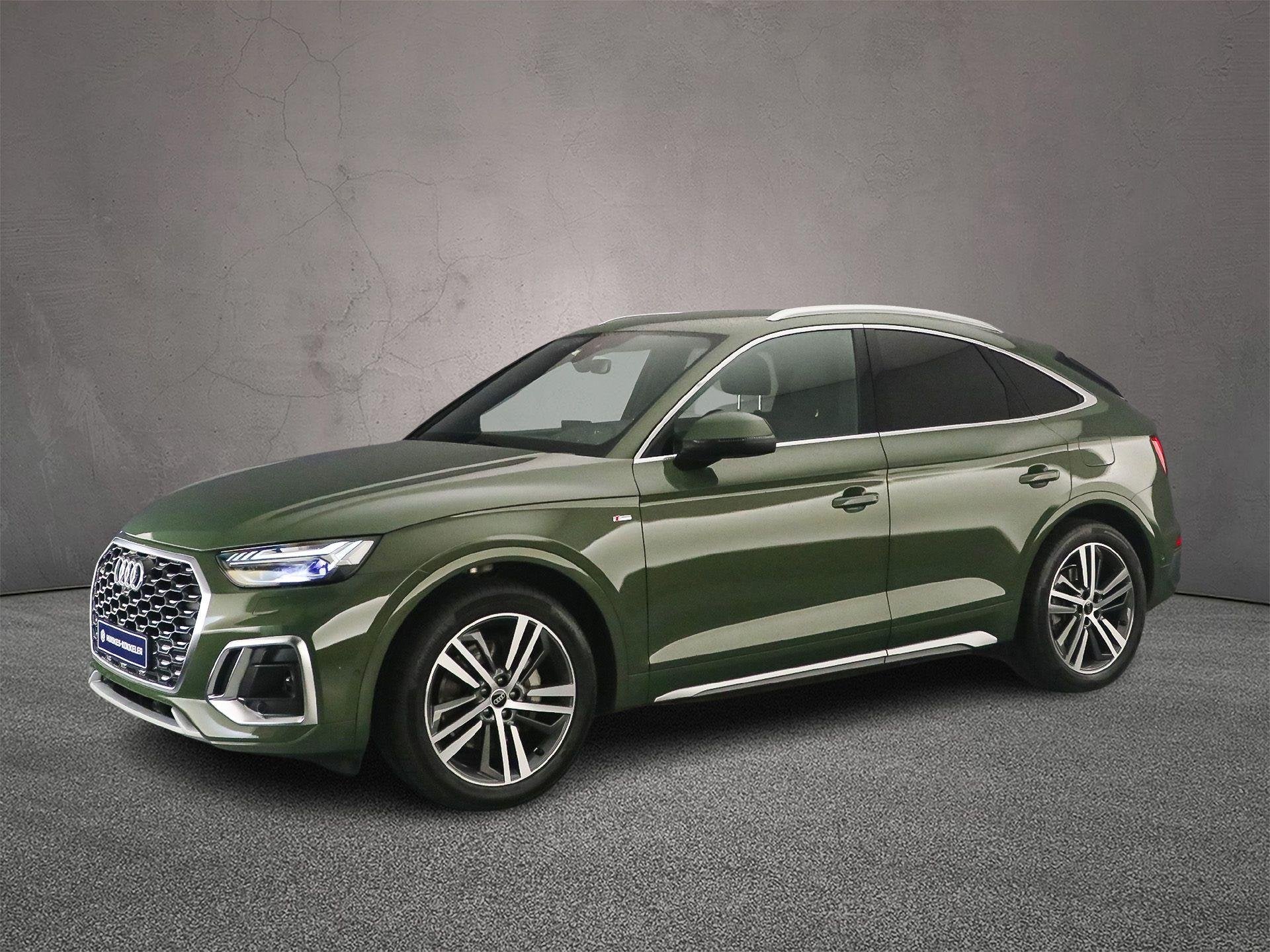 Audi Q5 Sportback 50 TFSI e S edition | Luchtvering | Leder, Auto's, Automatische klimaatregeling, 14 kWh, Gebruikt, 4 cilinders