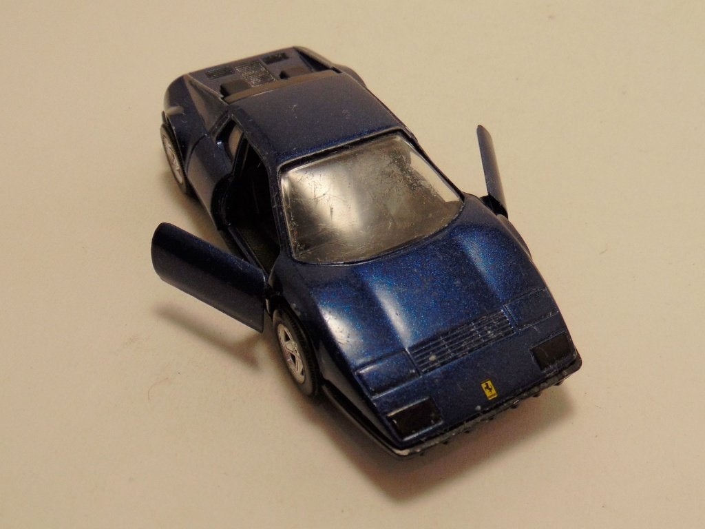 Ferrari 365 GT4 BB 1973 1:38 blauw, Ophalen of Verzenden, Auto