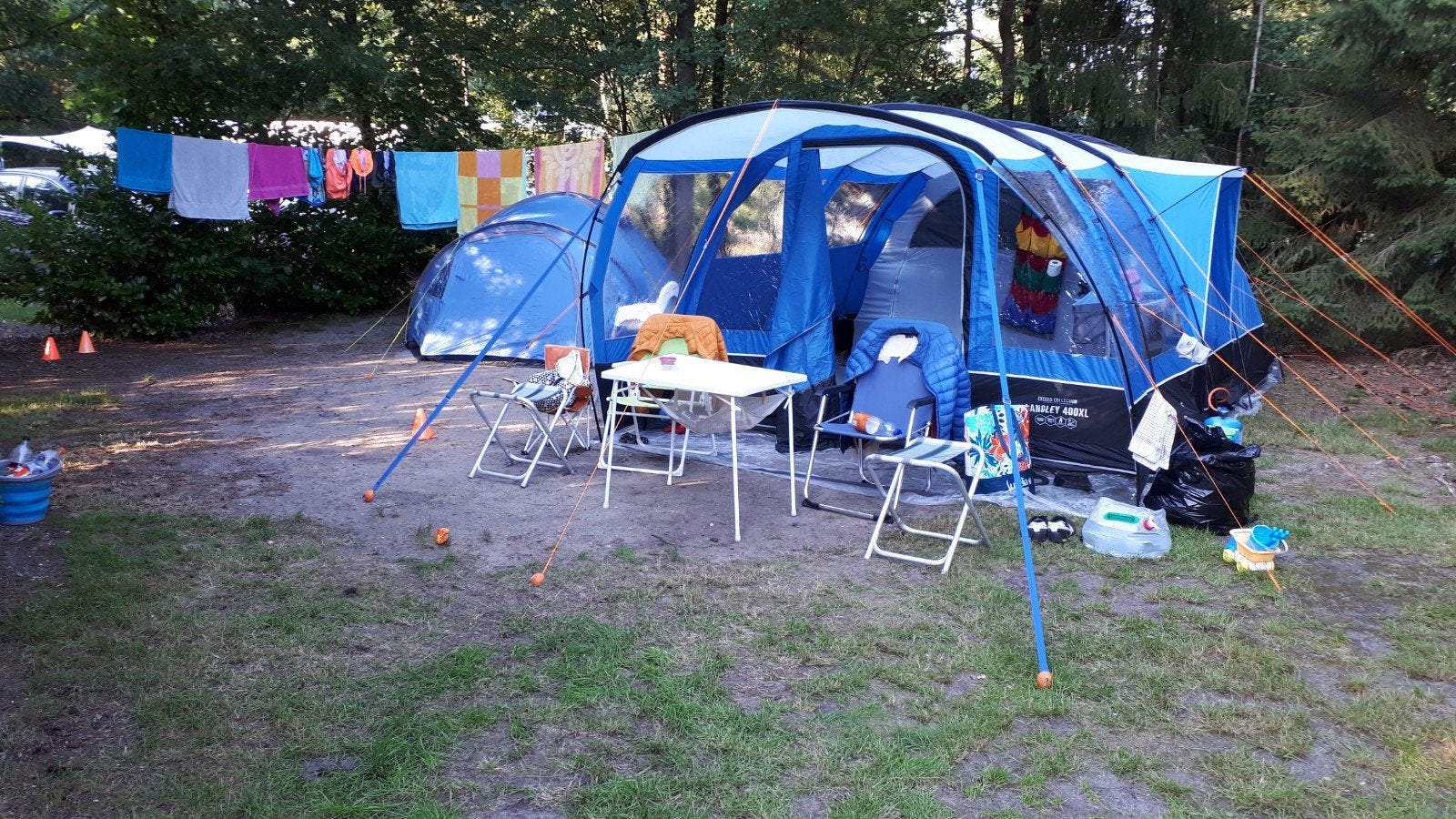 Tent Vango Langley 400xl, Caravans en Kamperen, Tenten, Ophalen, Gebruikt, Tot en met 4