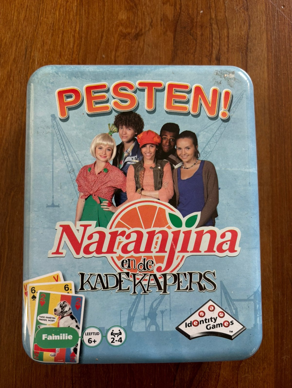 Spel pesten, Ophalen of Verzenden, Zo goed als nieuw, Speelkaart(en)