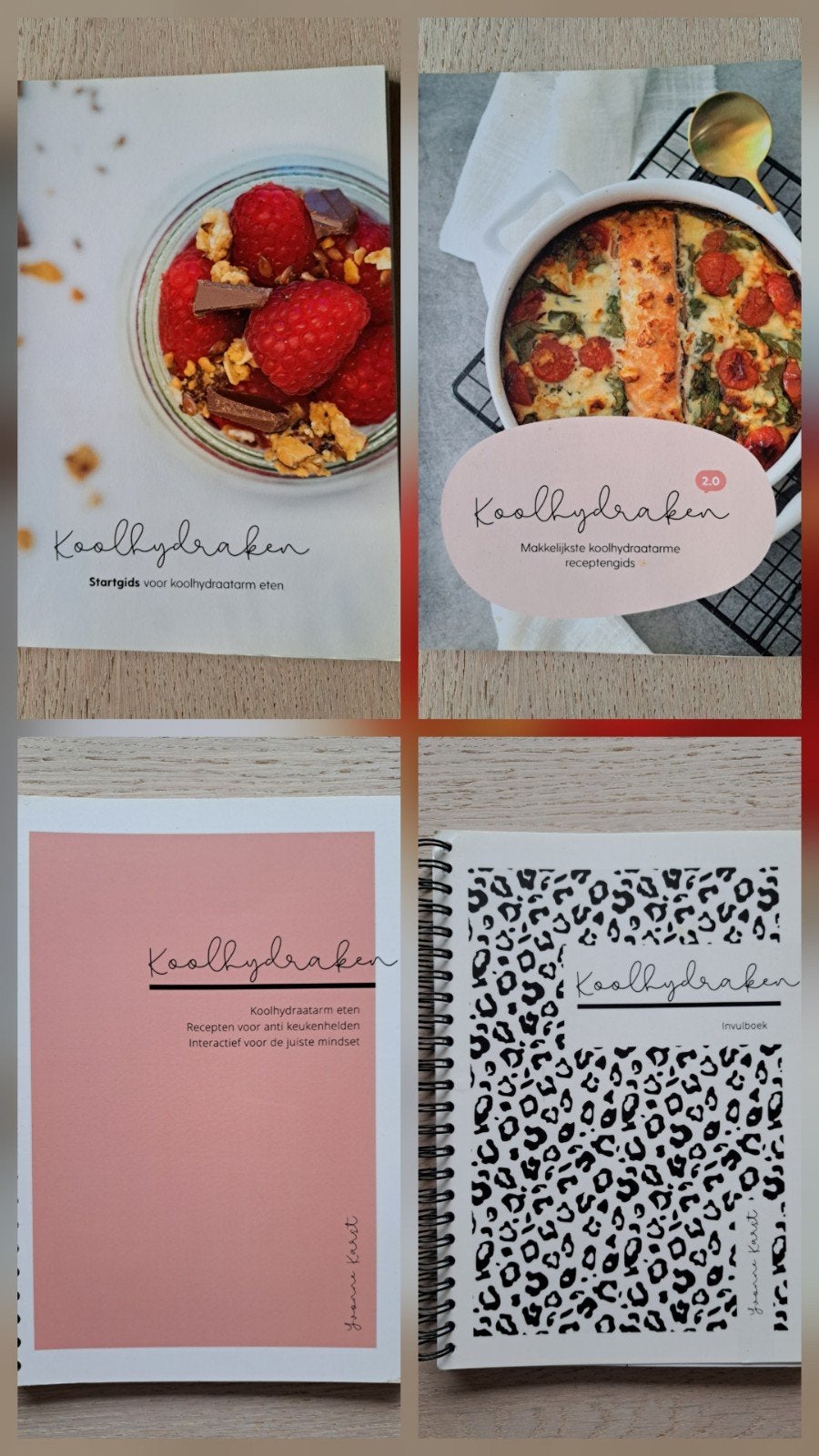 4x Koolhydraken, Ophalen of Verzenden, Zo goed als nieuw, Gezond koken